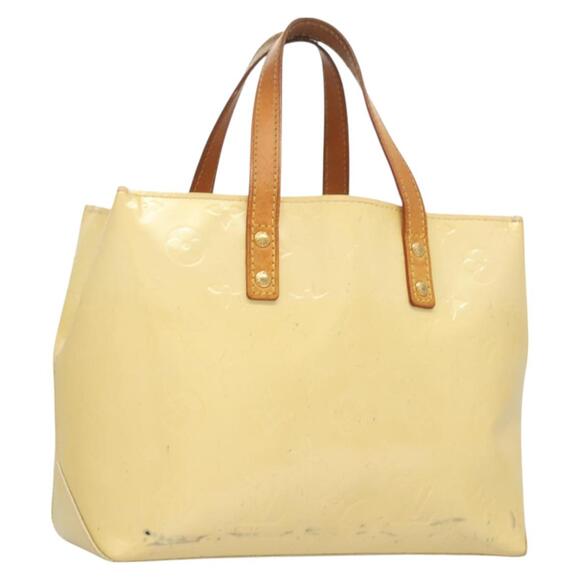LOUIS VUITTON Monogram Vernis Reade PM Hand Bag Perle M91336 - Picture 1 of 16